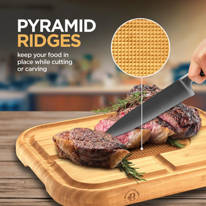 Reversible carving board flat side