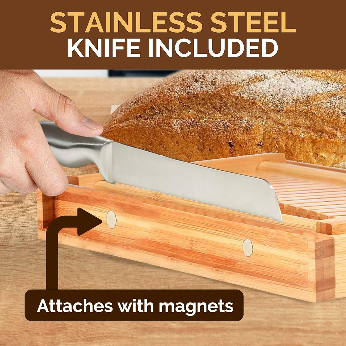 Bread slicer crumb tray