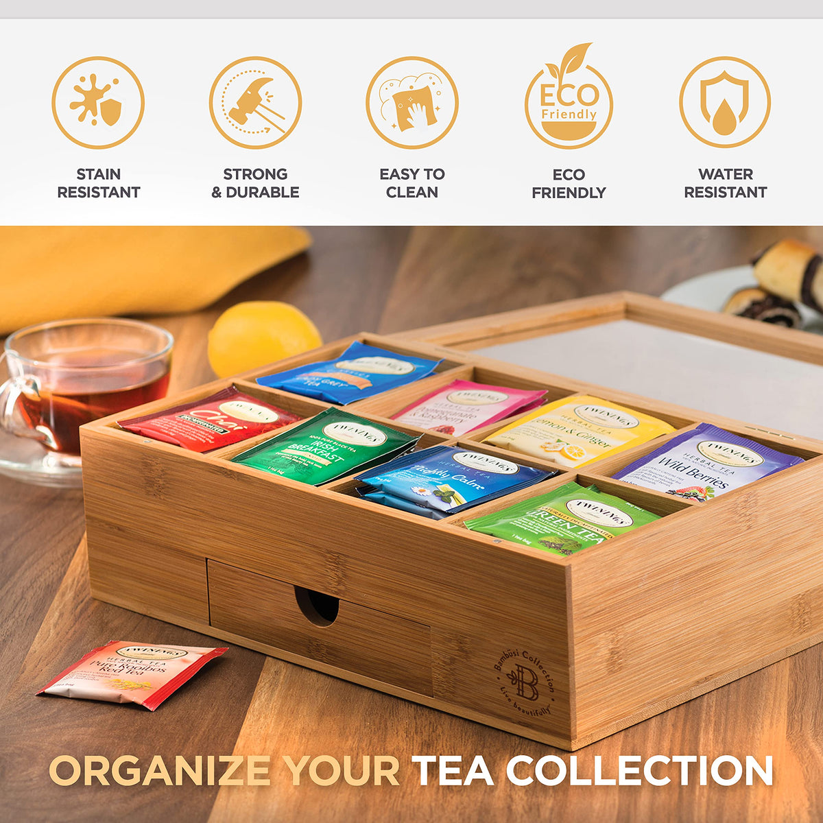 Tea box drawer