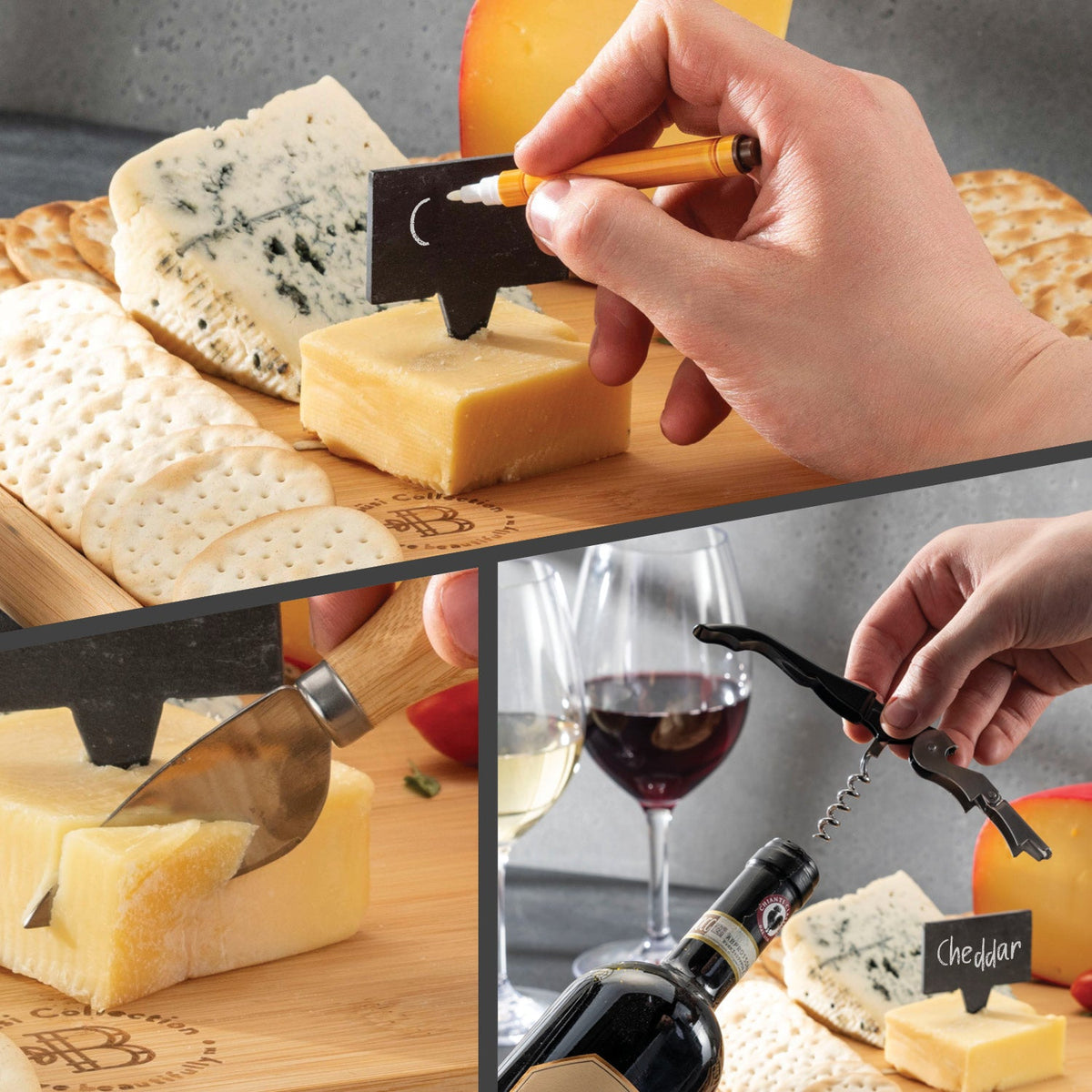 Personalized cheese board gift