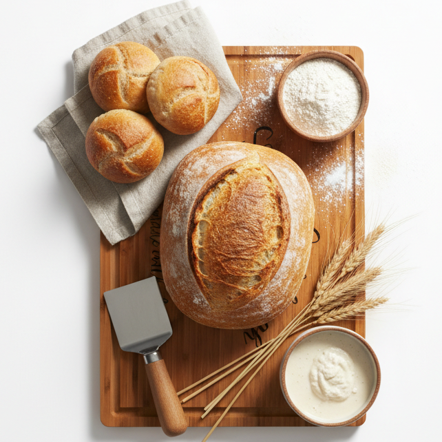 Engraved challah board on a Shabbat table