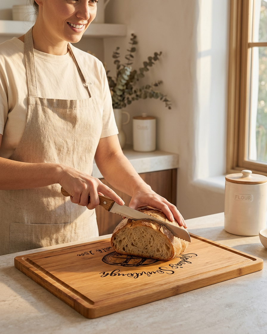 Personalized challah board gift