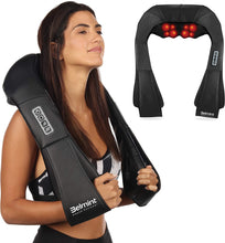 Load image into Gallery viewer, Shiatsu Massager with Heat for Neck and Back (Black)
