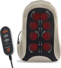 Load image into Gallery viewer, Ergonomic Cordless Cushioned Back Massager with Heat
