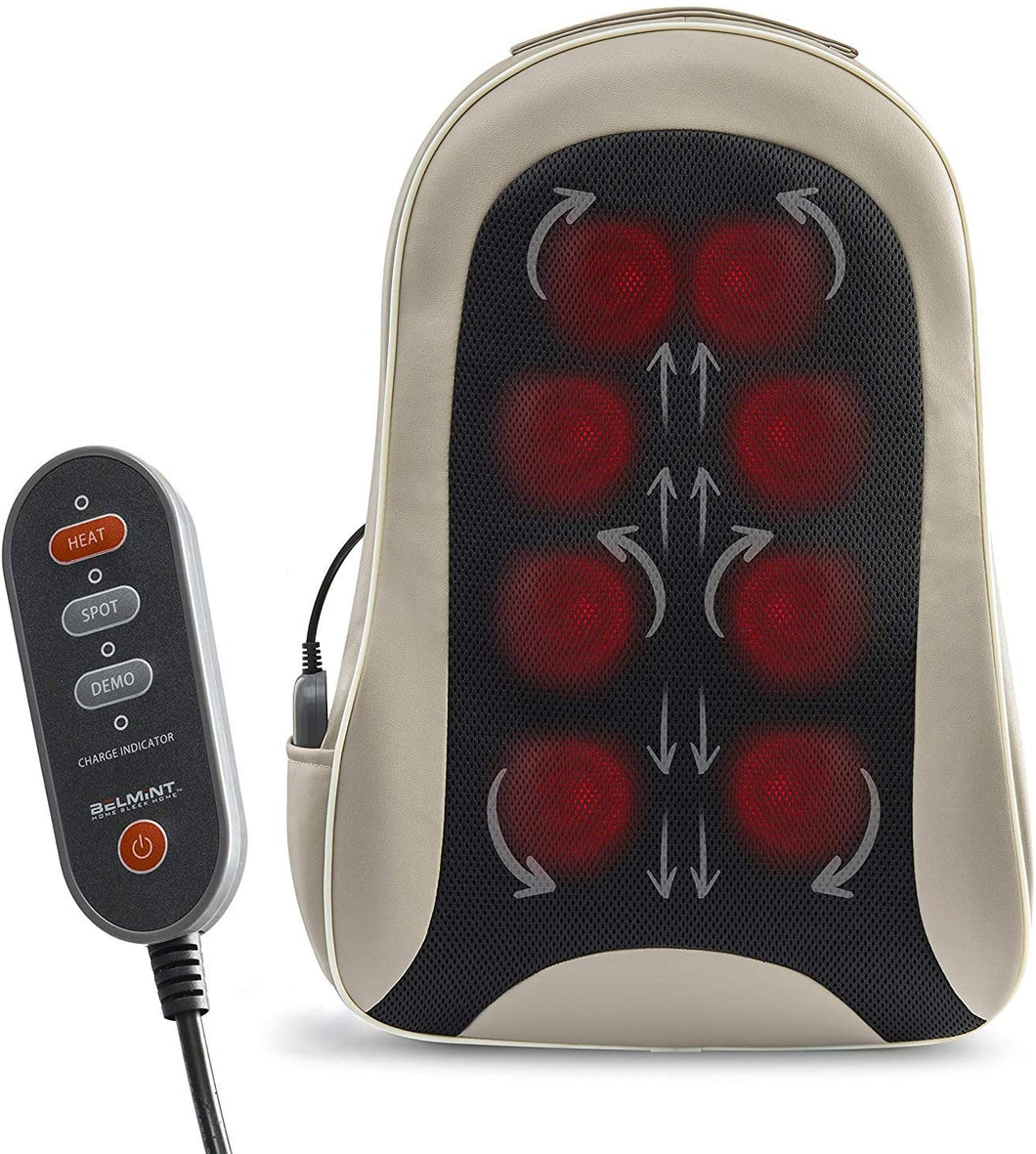 Belmint Full Back Massager with Heat and 12 Deep-Kneading Massage
