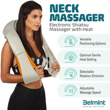 Load image into Gallery viewer, Shiatsu Massager with Heat for Neck and Back (Beige)
