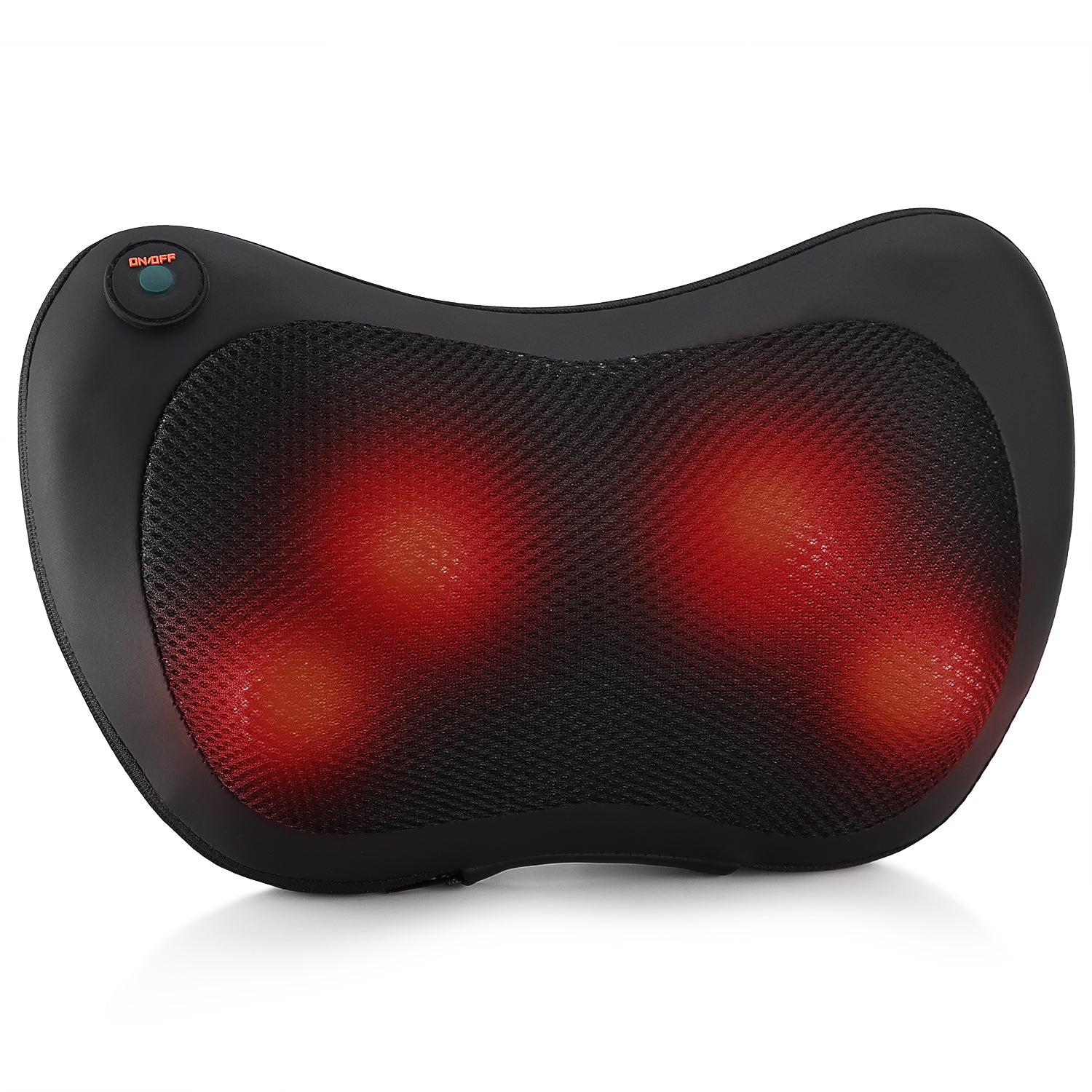 mynt Mynt Cordless Neck Back Massager, Shiatsu Rechargeable Massage Pillow  with Heat-3D Deep Kneading, Use Unplugged, iF Design Award